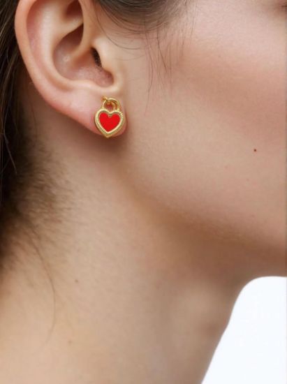 Picture of Amora LockHeart Pendant Necklace and Earing