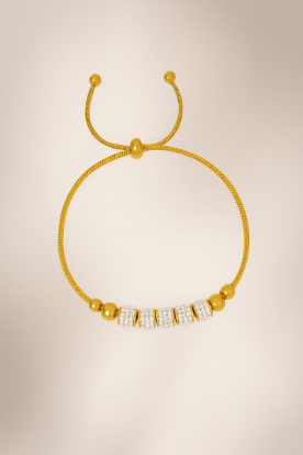 Picture of Nova Pavé Cube Slider Bracelet